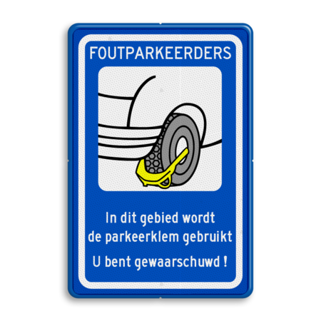 Verkeersbord RVV OV0412 - Parkeren - wielklem