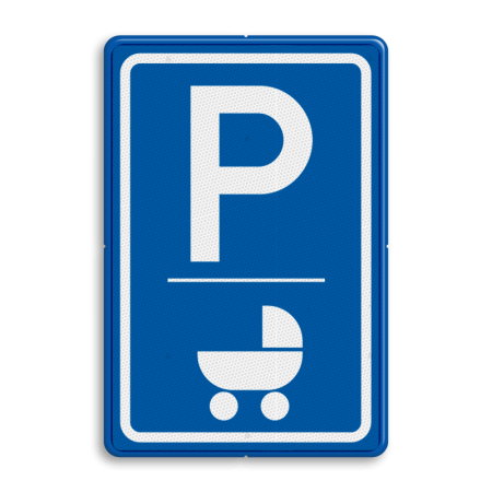 Verkeersbord E09 - kinderwagen - ALDI