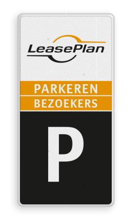 Parkeerbord Leasplan VOL reflecterend