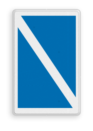 Scheepvaartbord BPR E.11.1 - Einde van een verbod of een gebod