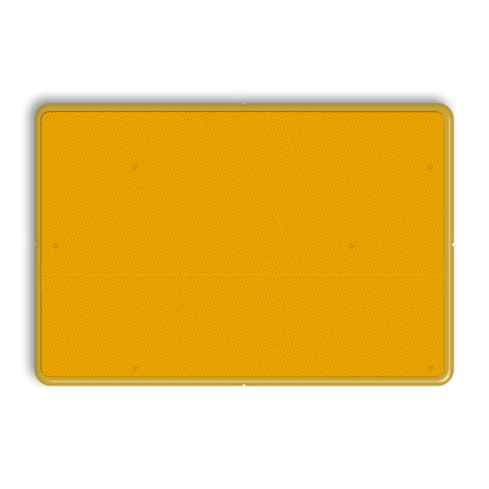 Omleidingsbord WIU geel FLUOR reflecterend
