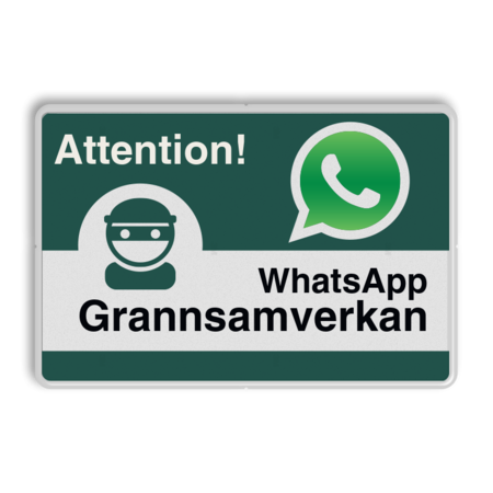 WhatsApp - Sweden - Attention! Grannsamverkan - L209wa