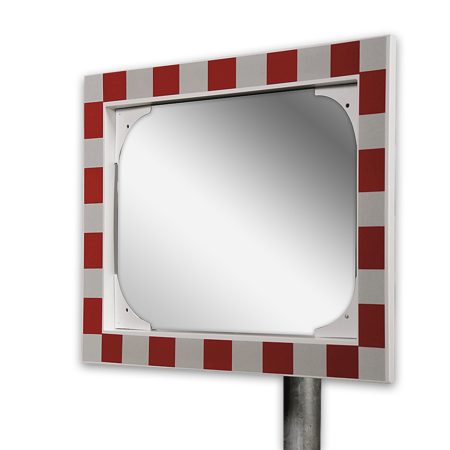 Miroir de circulation en polycarbonate 600x400mm