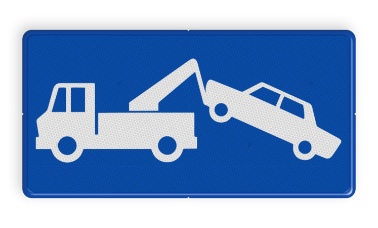 Verkeersbord België - Wegsleepregeling