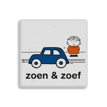 Attentiebord Dick Bruna - zoen en zoef - LV.AB.G5