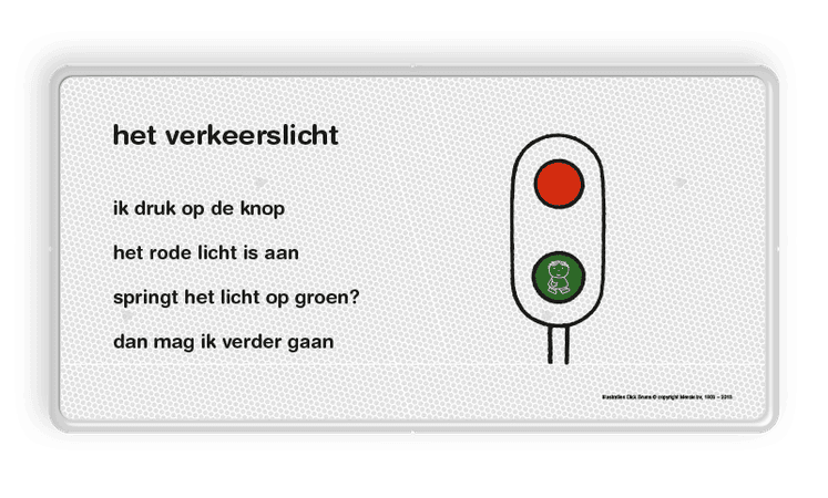 Lesbord Dick Bruna - het verkeerslicht - LV.LB.B2