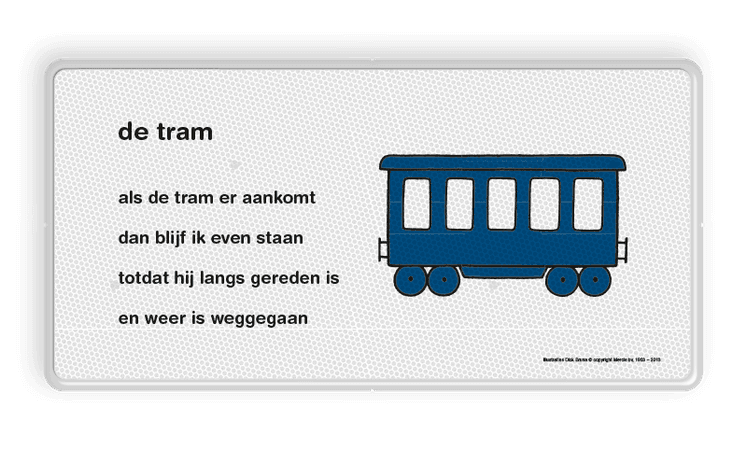 Lesbord Dick Bruna - de tram - LV.LB.E2