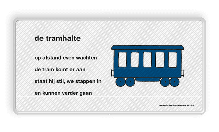 Lesbord Dick Bruna - de tramhalte - LV.LB.E2A