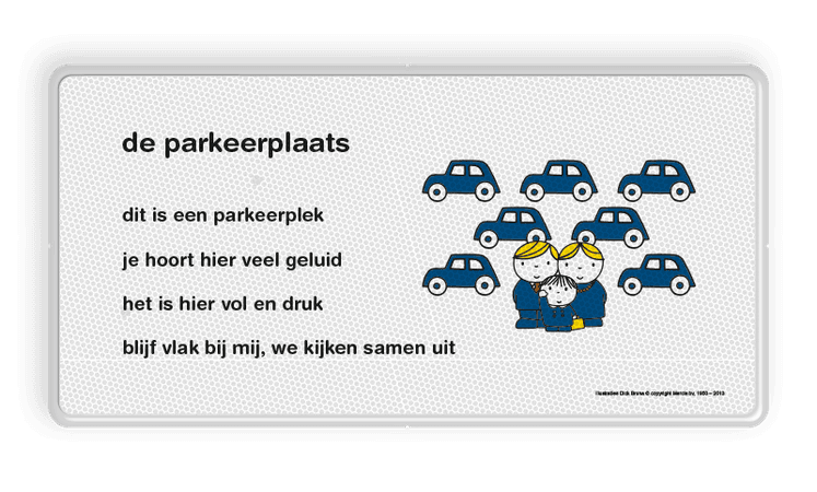 Lesbord Dick Bruna - de parkeerplaats - LV.LB.F2