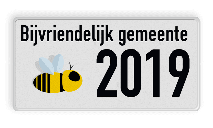 Informatiebord Natuur en Milieu - Bijvriendelijke gemeente