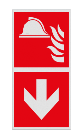 Panneau angulaire - F004 - Direction des équipements de lutte contre l’incendie
