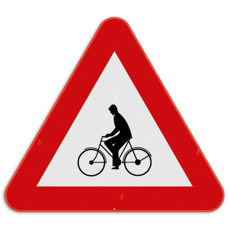 Panneau SB250 - A25 - Passage pour conducteurs de vélos