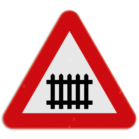 Panneau SB250 - A41 - Passage à niveau avec barrières