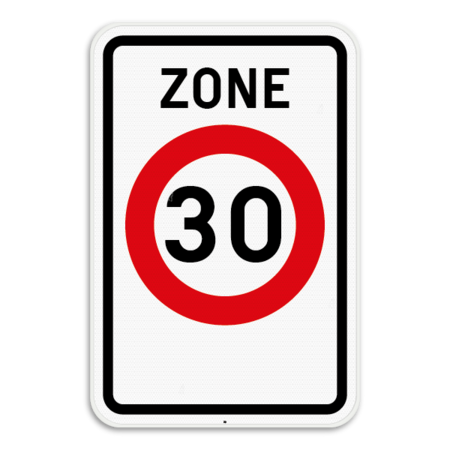Panneau SB250 F4a - Zone de vitesse 30km/h