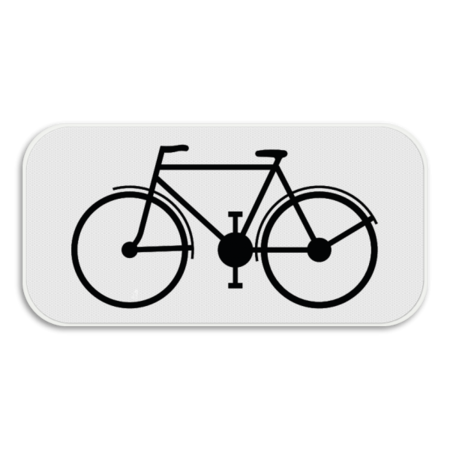 Verkeersbord SB250 M1 - Enkel voor fietsers