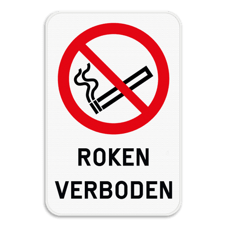 Verbodsbord - Roken verboden