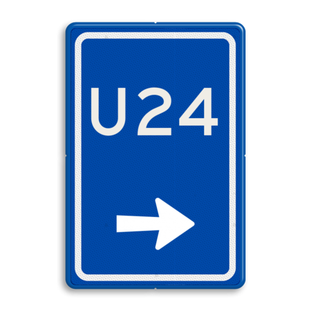 Verkeersbord RVV BW501r - U-bord