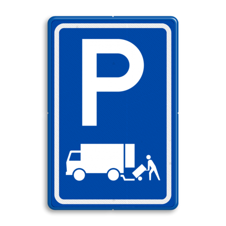 Verkeersbord RVV E07 - Parkeergelegenheid Laden en lossen