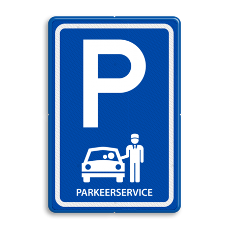 Verkeersbord E08 - Parkeerservice - BT12