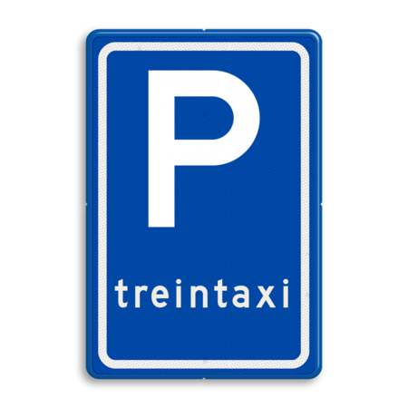 Verkeersbord RVV E08h - Parkeerplaats treintaxi