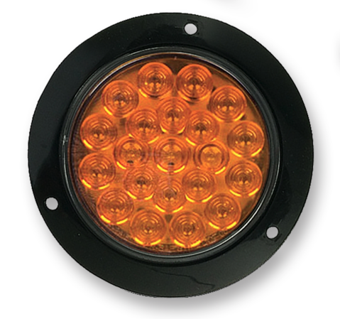 12 volt Losse BASIC 102 LED lamp - amber - Quad Sync. 12V