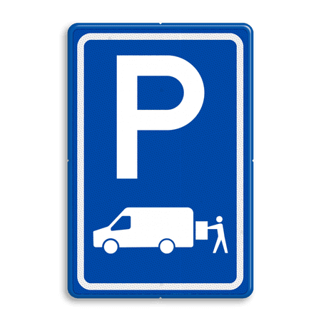 Verkeersbord RVV E07b - Parkeergelegenheid Laden en lossen