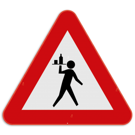 Verkeersbord SB250 - Overstekende ober