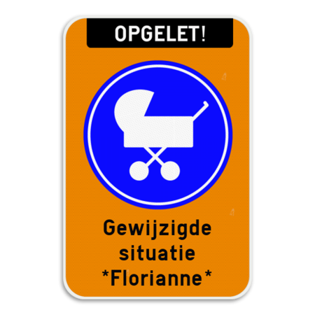 Verkeersbord - Geboorte