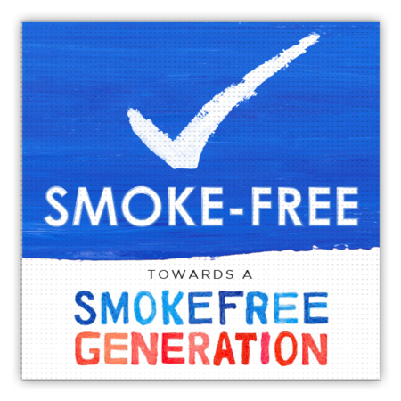 Vloersticker - Smoke-free Generation