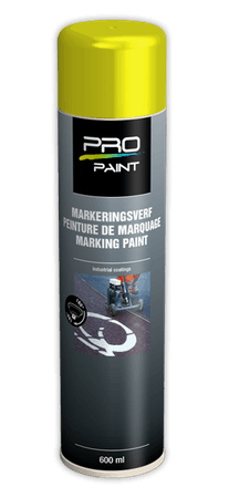 Markeringsverf geel - spuitbus 600 ml