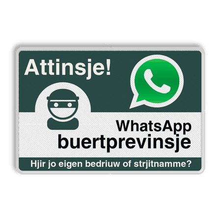 WhatsApp Attinsje buertprevinsje Ynformaasje board 01 - L209wa-f