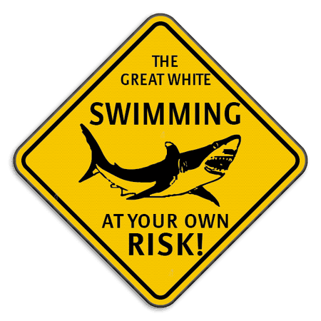 Verkeersbord Australië - Shark
