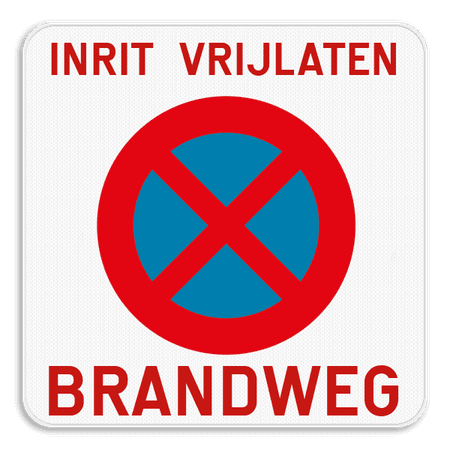 Parkeerverbod - Brandweg + E3