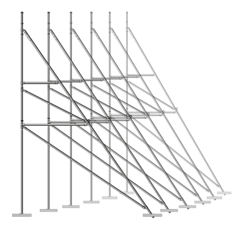 Opstelunit A.6-max buispaal 4800mm boven maaiveld - compleet