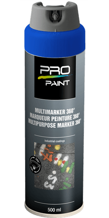 Multimarker fluorescerend blauw - 360 graden spuitkop - 500 ml