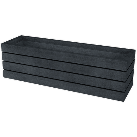 Bloembank - zwart - Agora