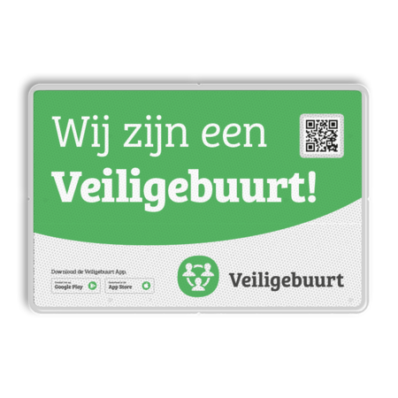 Buurtpreventiebord Veiligebuurt.nl