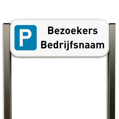 Parkeerbord bezoekers type TS - Parkeren bezoekers