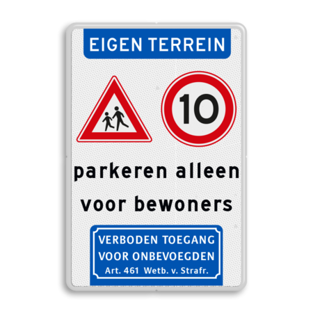 Eigen terrein + Snelheid A1, Spelende kinderen J21 + eigen tekst