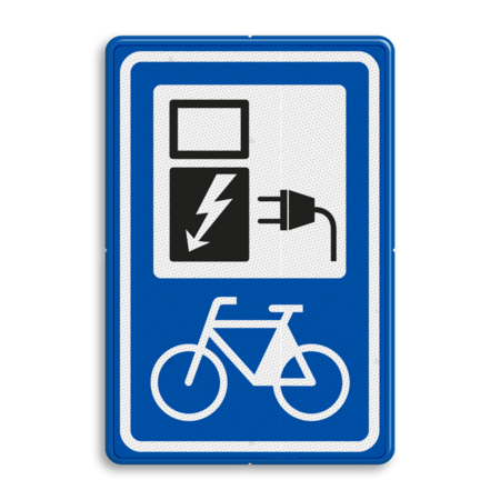 Verkeersbord RVV BW101_SP20 Oplaadpunt elektrische fiets