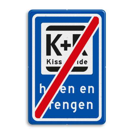 Verkeerbord RVV L52e KISS & RIDE - halen en brengen