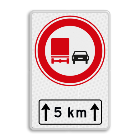 Verkeersbord RVV F03OB411 met ondertekst