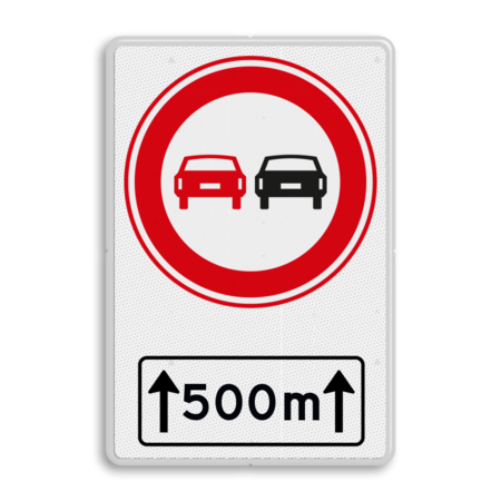 Verkeersbord RVV F01OB411 met ondertekst