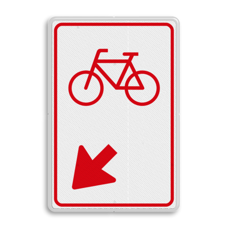 Verkeersbord RVV D102 - Fietsers rijbaan wisselen