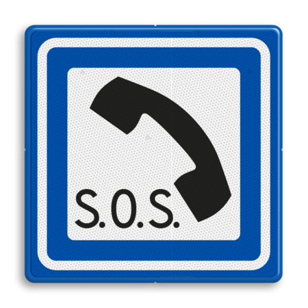 Verkeersbord RVV L16 - Noodtelefoon