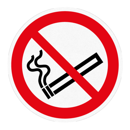 Autocollant de sol - Interdiction de fumer