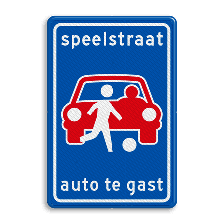 Verkeersbord L53b - Speelstraat