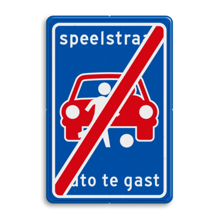 Verkeersbord L53e - Einde Speelstraat