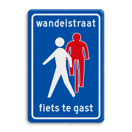 Verkeersbord RVV L54b - Wandelstraat