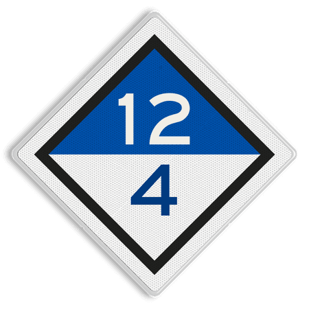 Treinlengtebord - RS 304c - Reflecterend